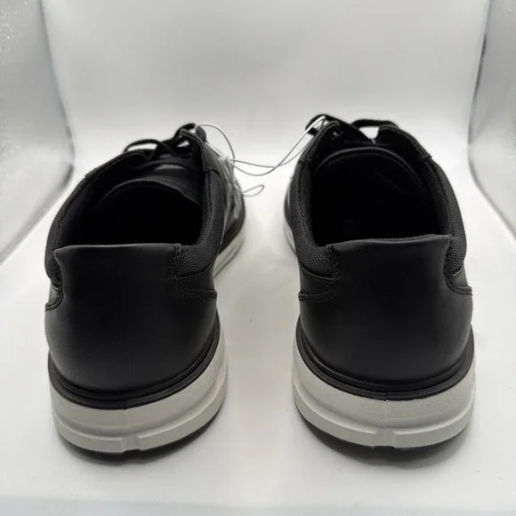 New Men's Lands End Sport Oxford Comfort Shoes  Black /White 10.5. New - Picture 5 of 12